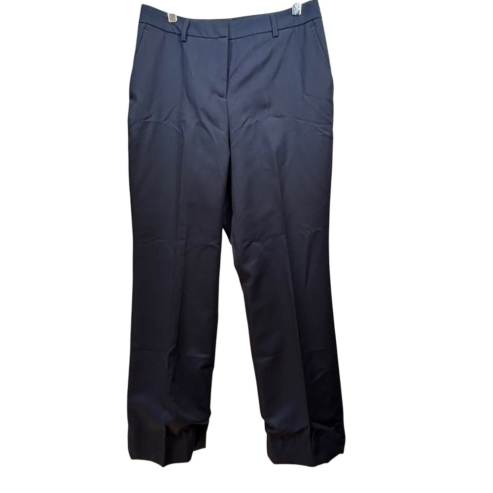 Pendleton Womens Navy Blue 100% Virgin Wool Trousers Made in USA Size 6 NWT